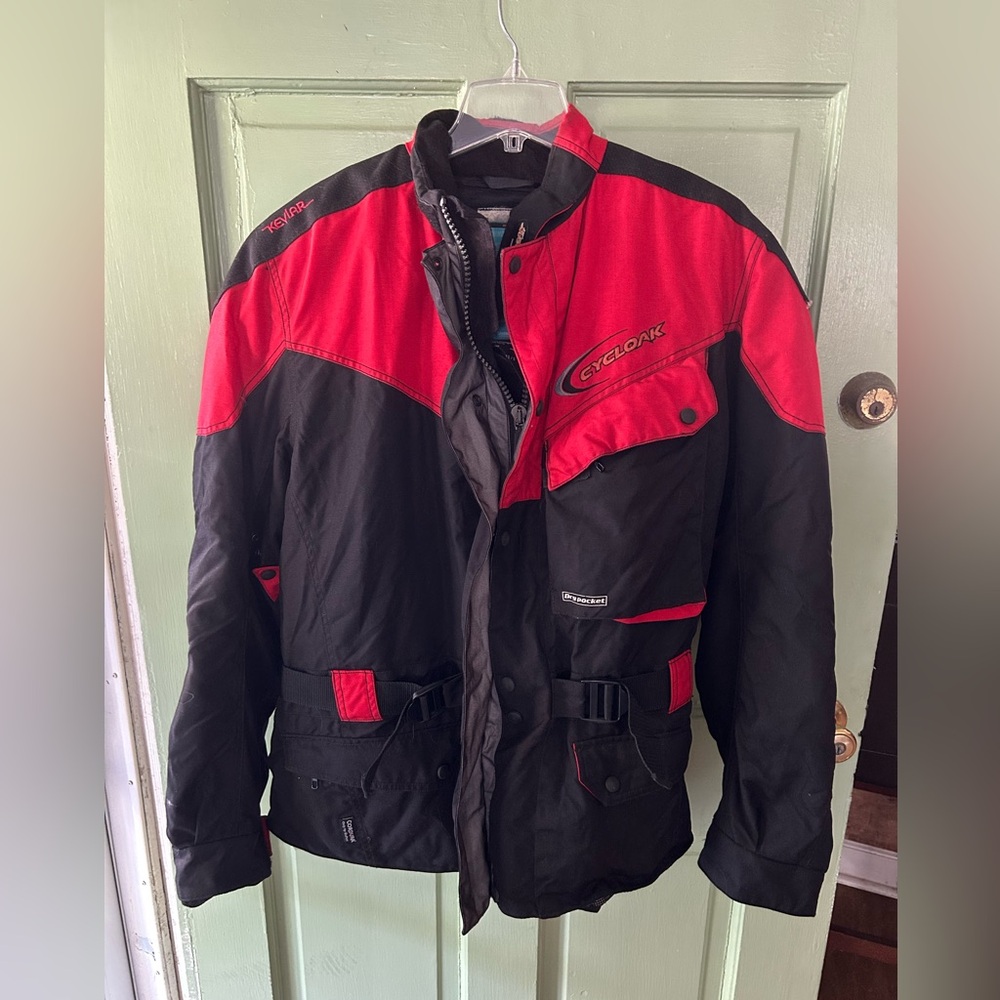 Cycloak Kevlar Gore-Tex Motorcycle Jacket XL With removable liner
